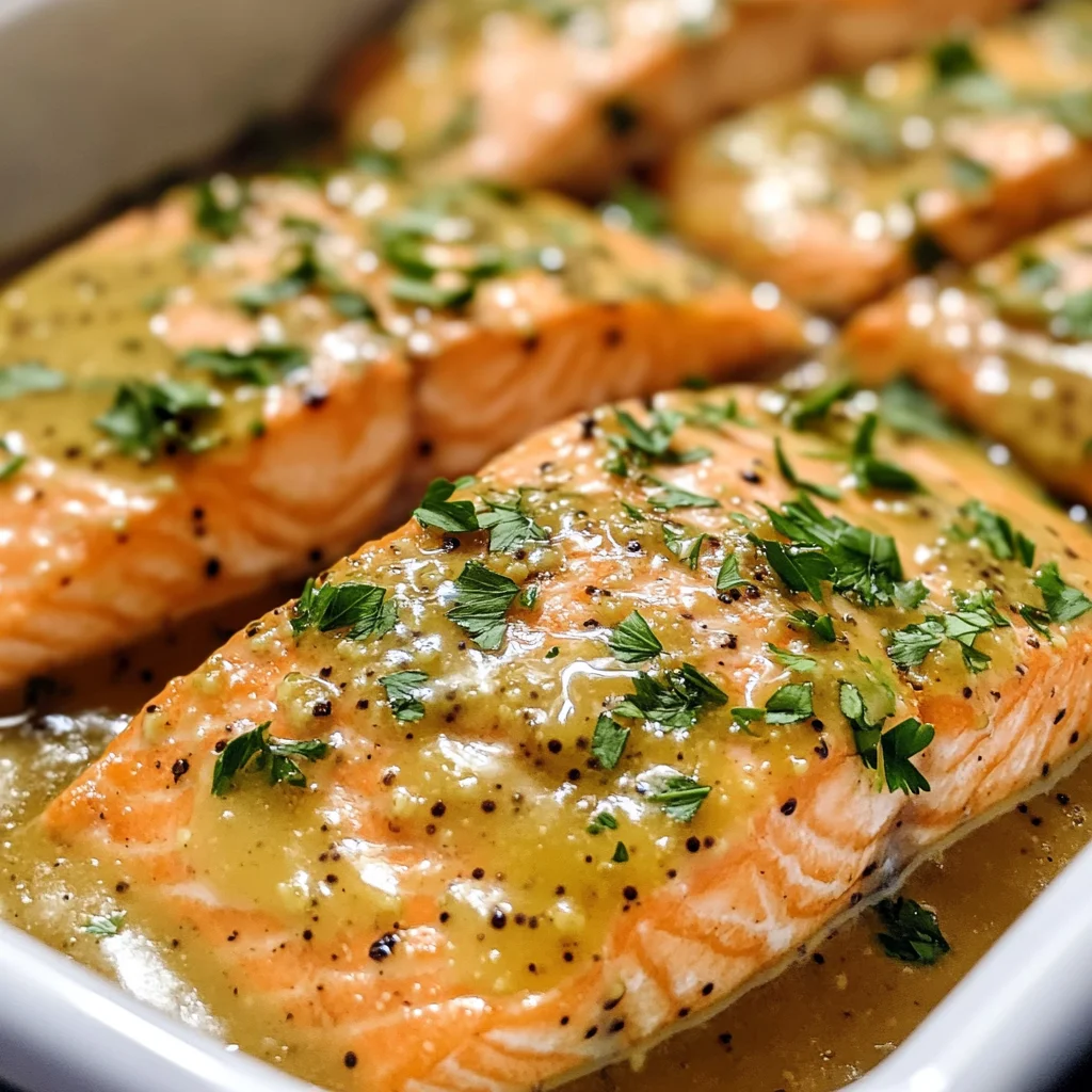 Baked Honey Mustard Salmon