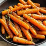 Brown Butter Garlic Honey Roasted Carrots