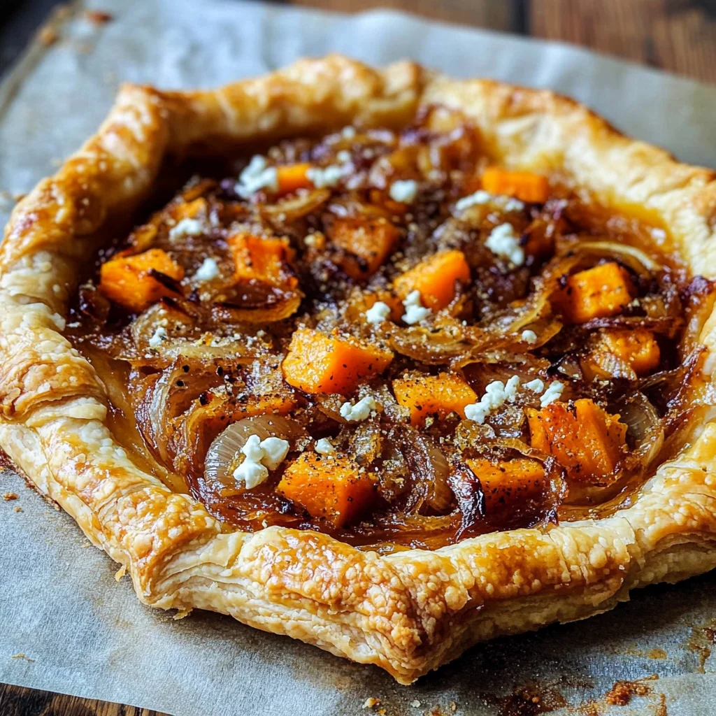 Caramelized Onion Butternut Tart