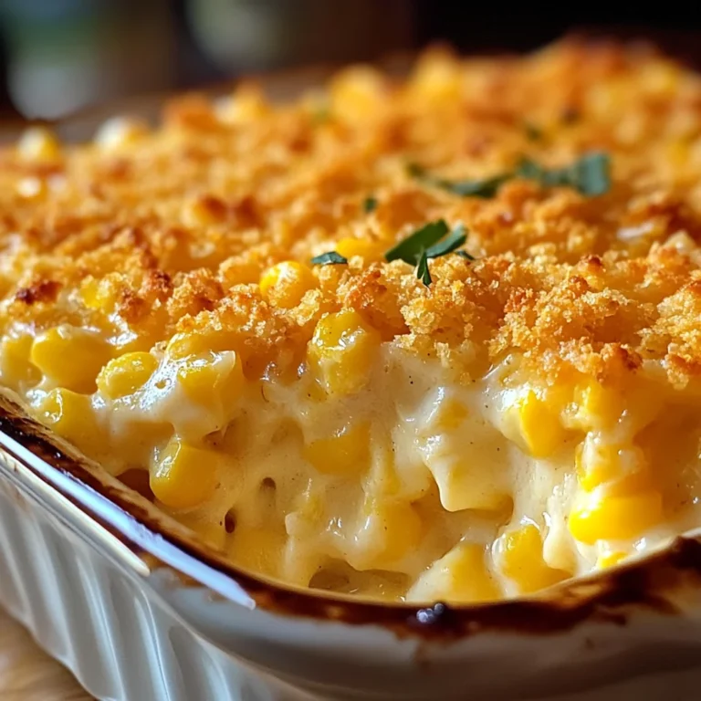 Cheesy Cream Cheese Corn Casserole