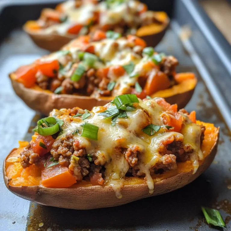 Easy Turkey Stuffed Sweet Potatoes