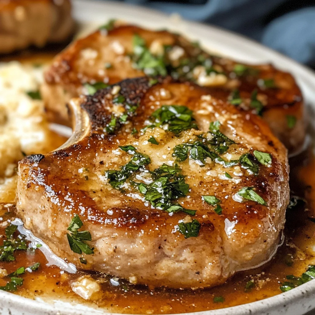 Garlic Butter Pork Chops