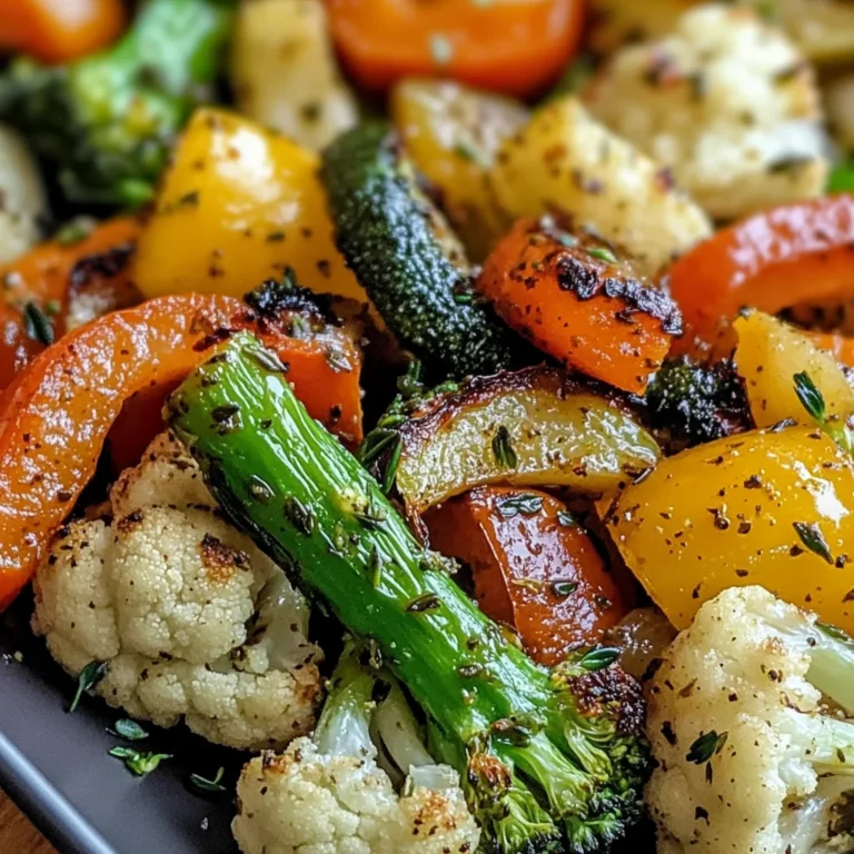 Garlic Herb Roasted Veggies