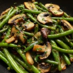 Green Beans with Mushrooms