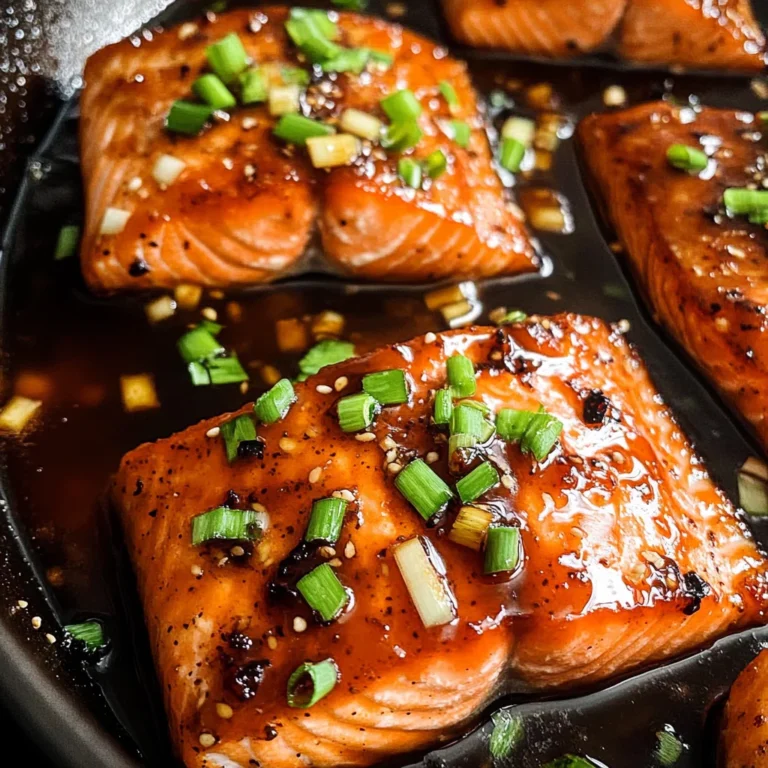 Honey Garlic Glazed Salmon