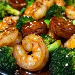 Honey Garlic Shrimp, Sausage & Broccoli - The Perfect Easy Dinner