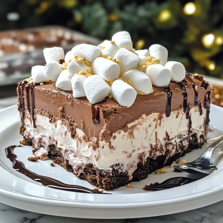 Hot Chocolate Lasagna