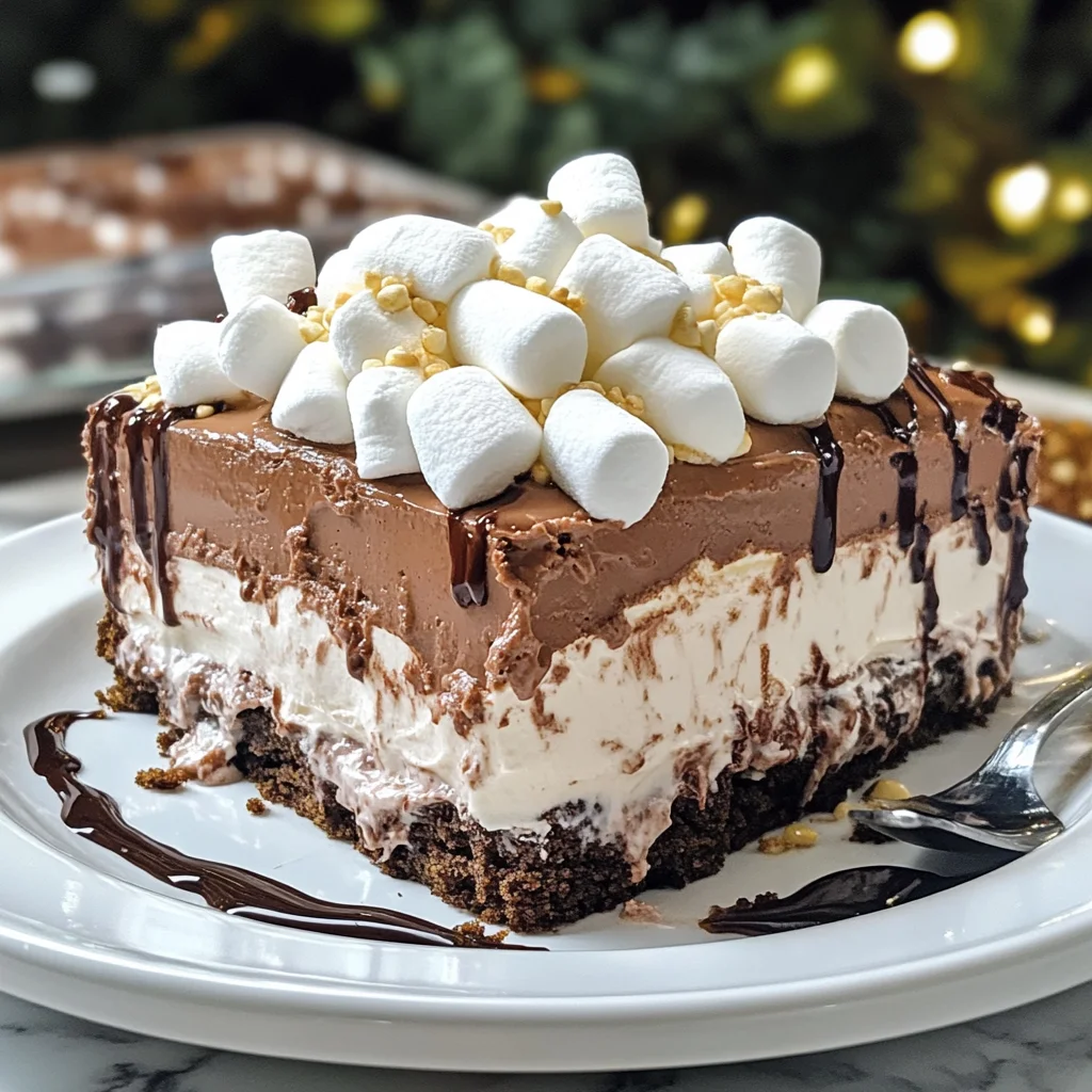 Hot Chocolate Lasagna