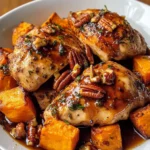 Maple-Glazed Chicken with Sweet Potatoes