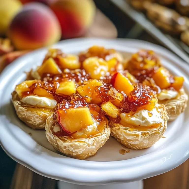Peach Brie Bites Recipe