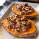 Pecan pie double baked sweet potatoes