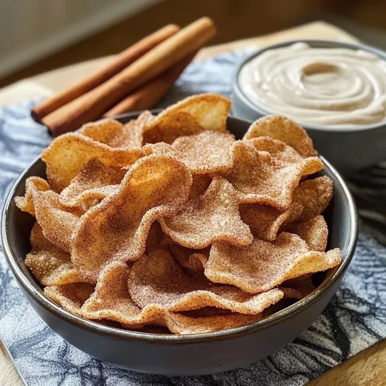 Pie Crust Chips with Cinnamon Dip