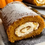 Pumpkin Roll with Cream Cheese