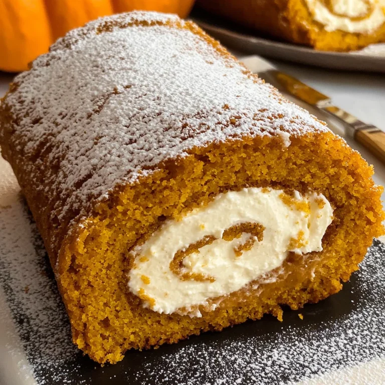 Pumpkin Roll with Cream Cheese