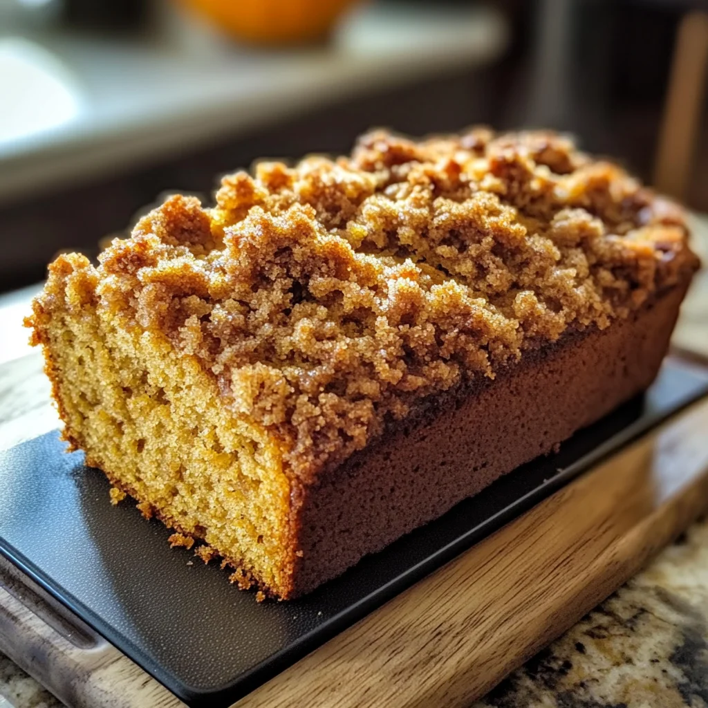 Pumpkin Streusel Bread Recipe