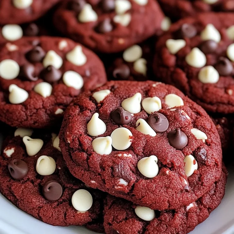 Red Velvet Cake Mix Cookies