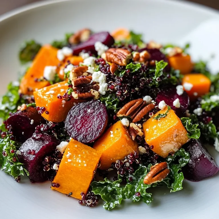 Roasted Sweet Potato & Beetroot Salad
