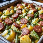 Sausage Green Bean Potato Casserole