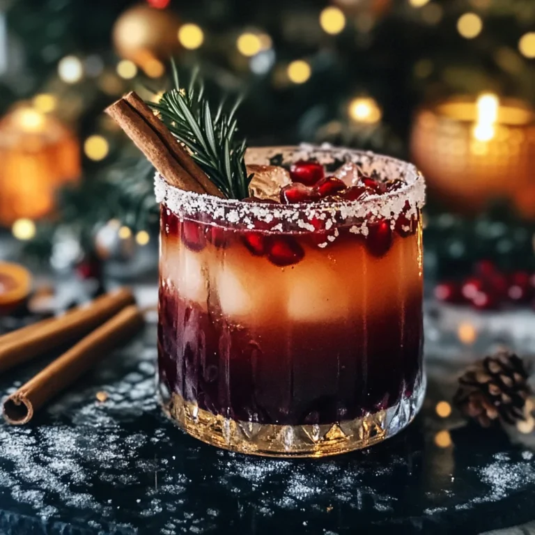 Spiced Christmas Margarita