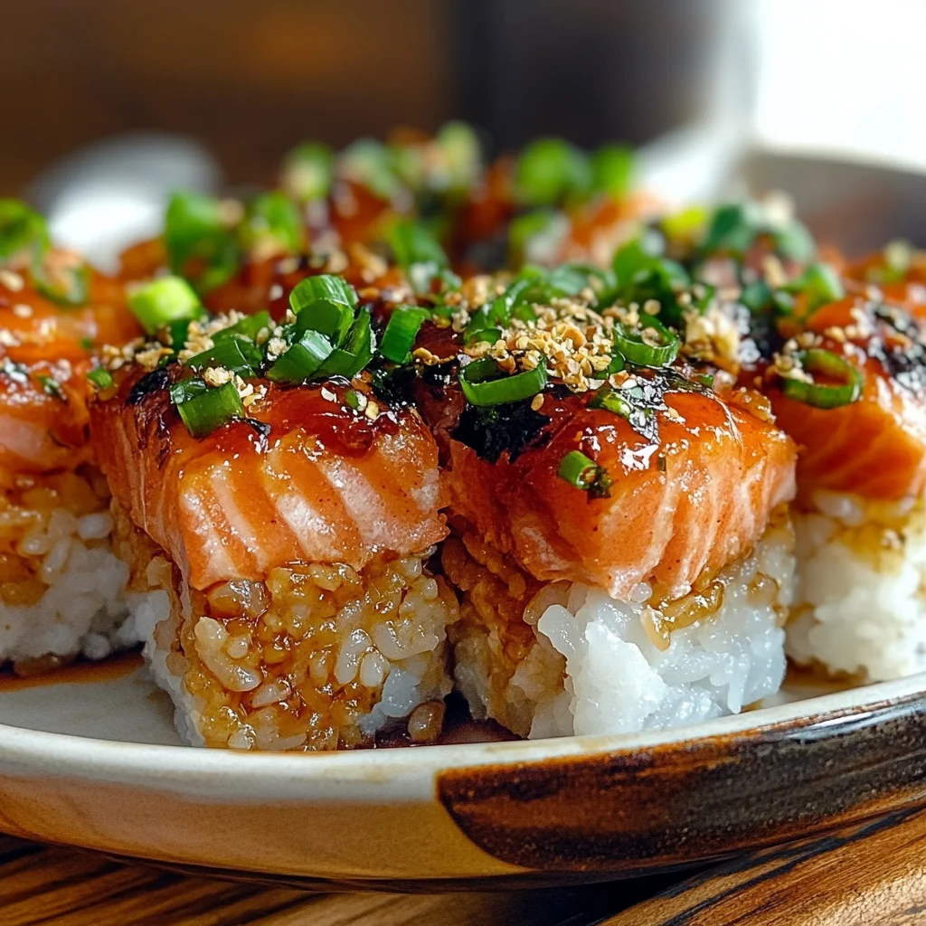 Spicy Salmon Sushi Bake Recipe