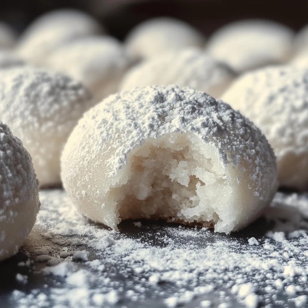 Sweetened Condensed Milk Snowball Cookies