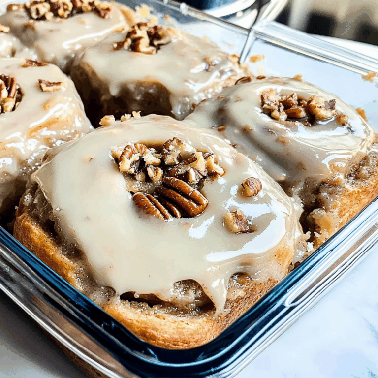 Pecan Pie Cinnamon Rolls