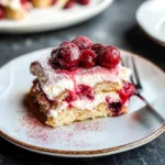 Cherry Almond Tiramisu
