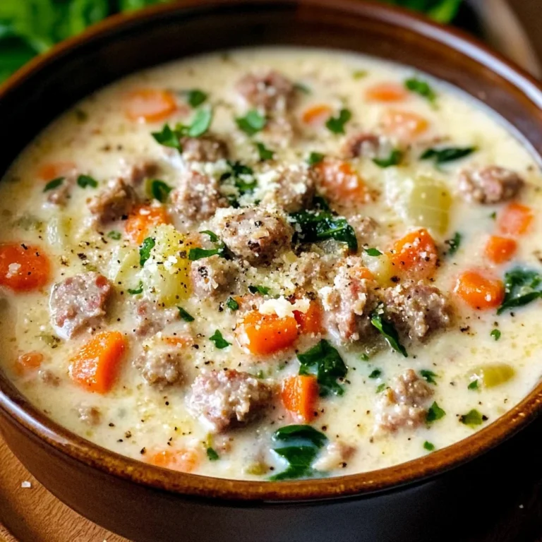 Creamy Italian Sausage Soup