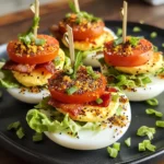 Devilled BLT Egg Sliders