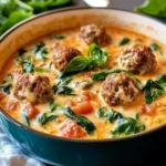 Savor the Comfort: Creamy Italian Meatball Soup to Warm Your Soul