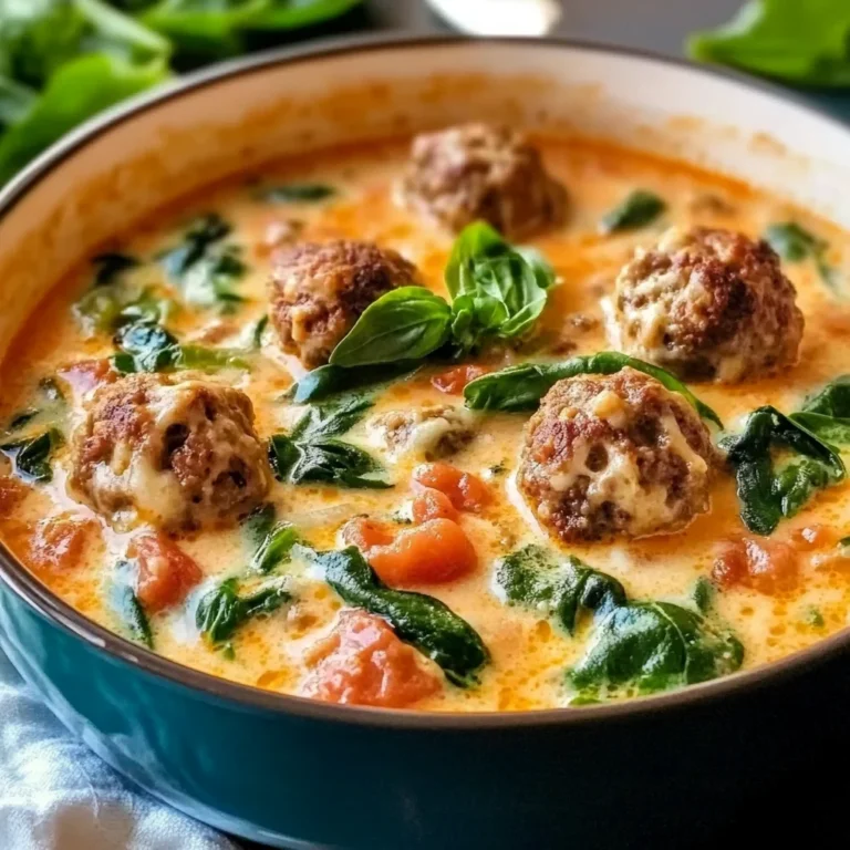 Savor the Comfort: Creamy Italian Meatball Soup to Warm Your Soul