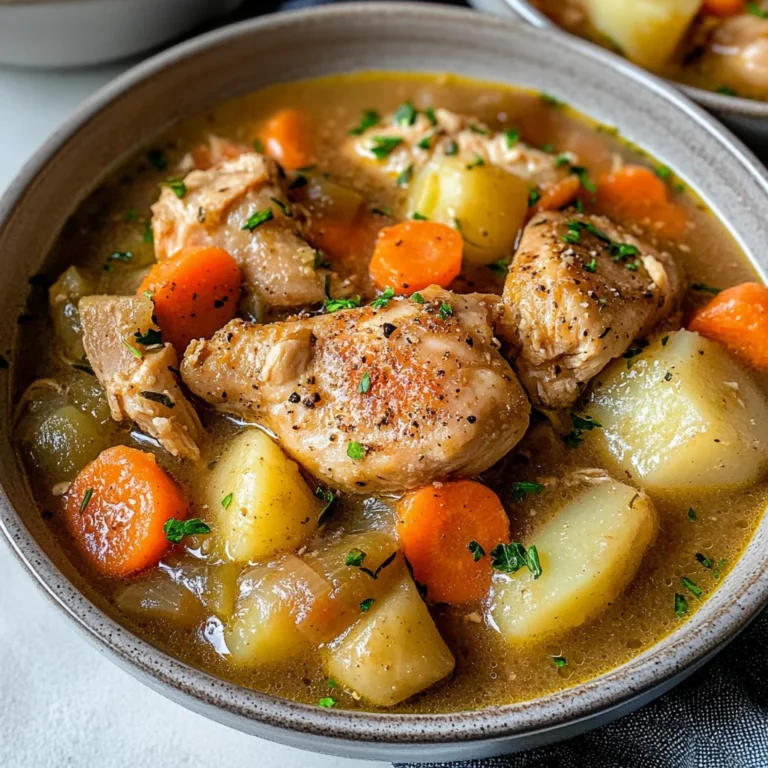 Slow Cooker Chicken Stew