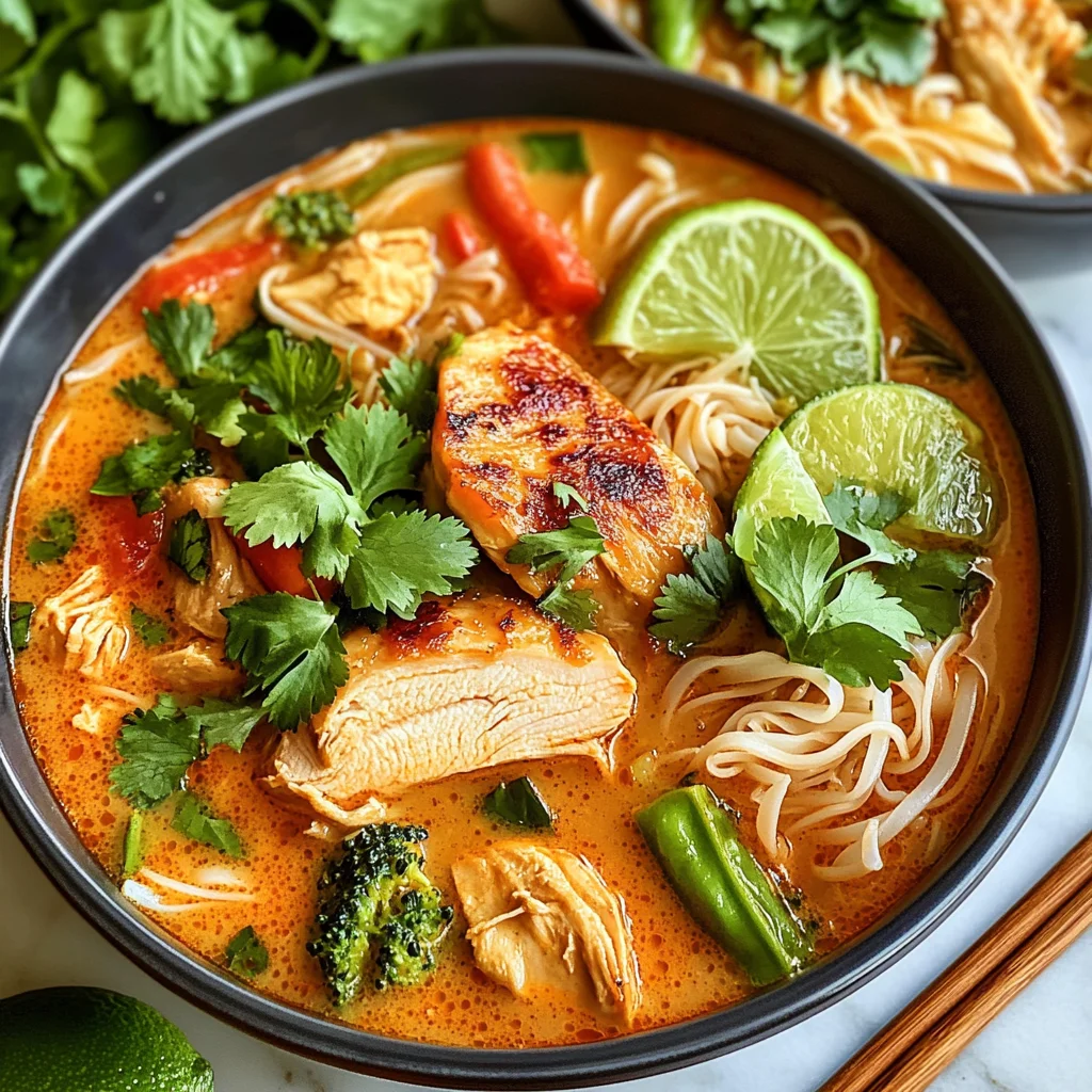 Thai Red Curry Noodle Soup