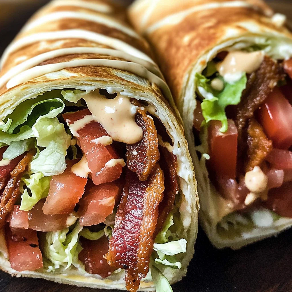 BLT Wraps with Secret Sauce