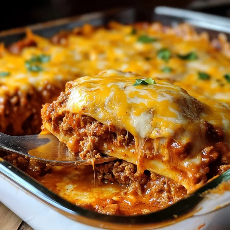 Beef Enchilada Casserole Recipe