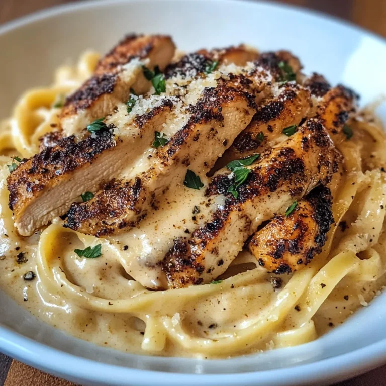 Blackened Cajun Chicken Alfredo