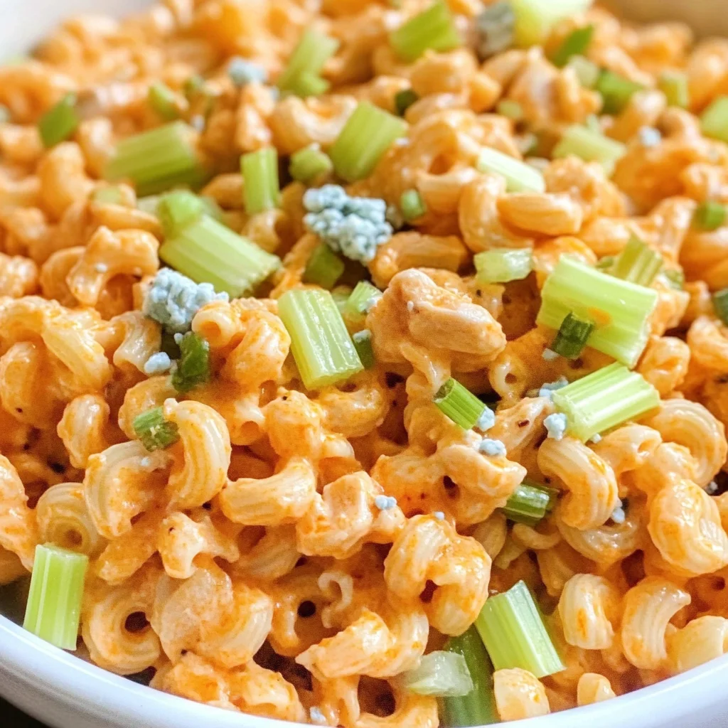 Buffalo Chicken Pasta Salad