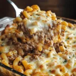 Cheesy Hamburger Casserole Bake