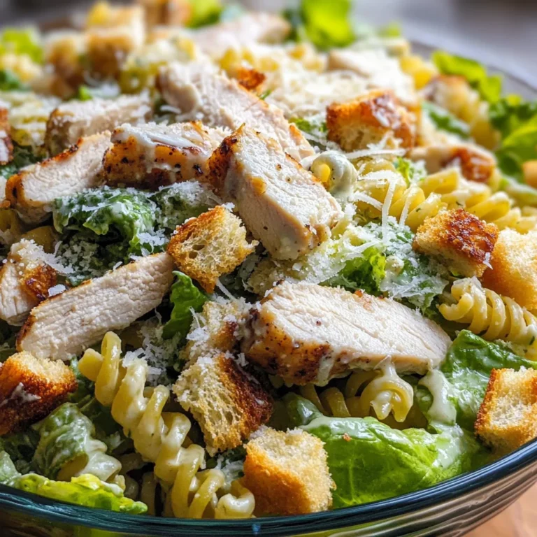 Chicken Caesar Pasta Salad