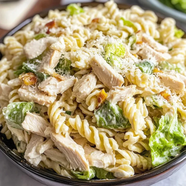 Chicken Caesar Pasta Salad