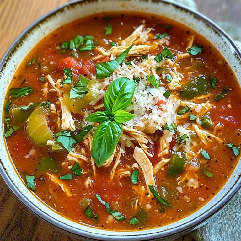 Chicken Parmesan Soup {Slow Cooker}