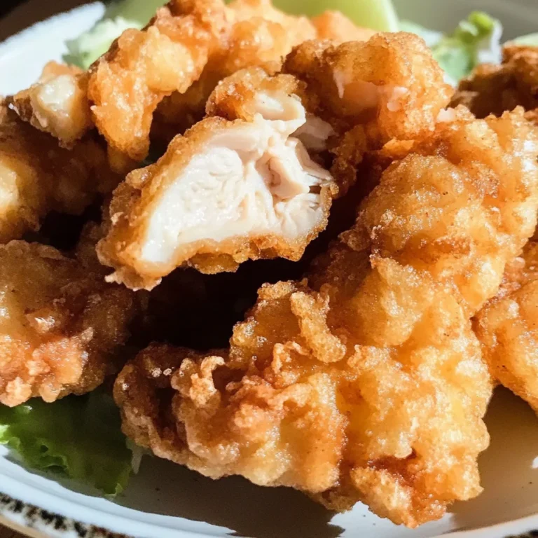 Chicken Tempura With The Best Tempura Batter