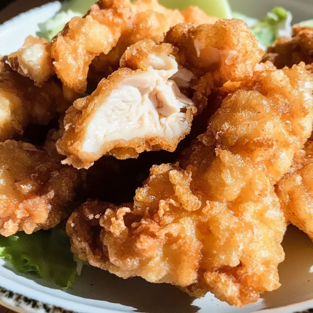 Chicken Tempura With The Best Tempura Batter