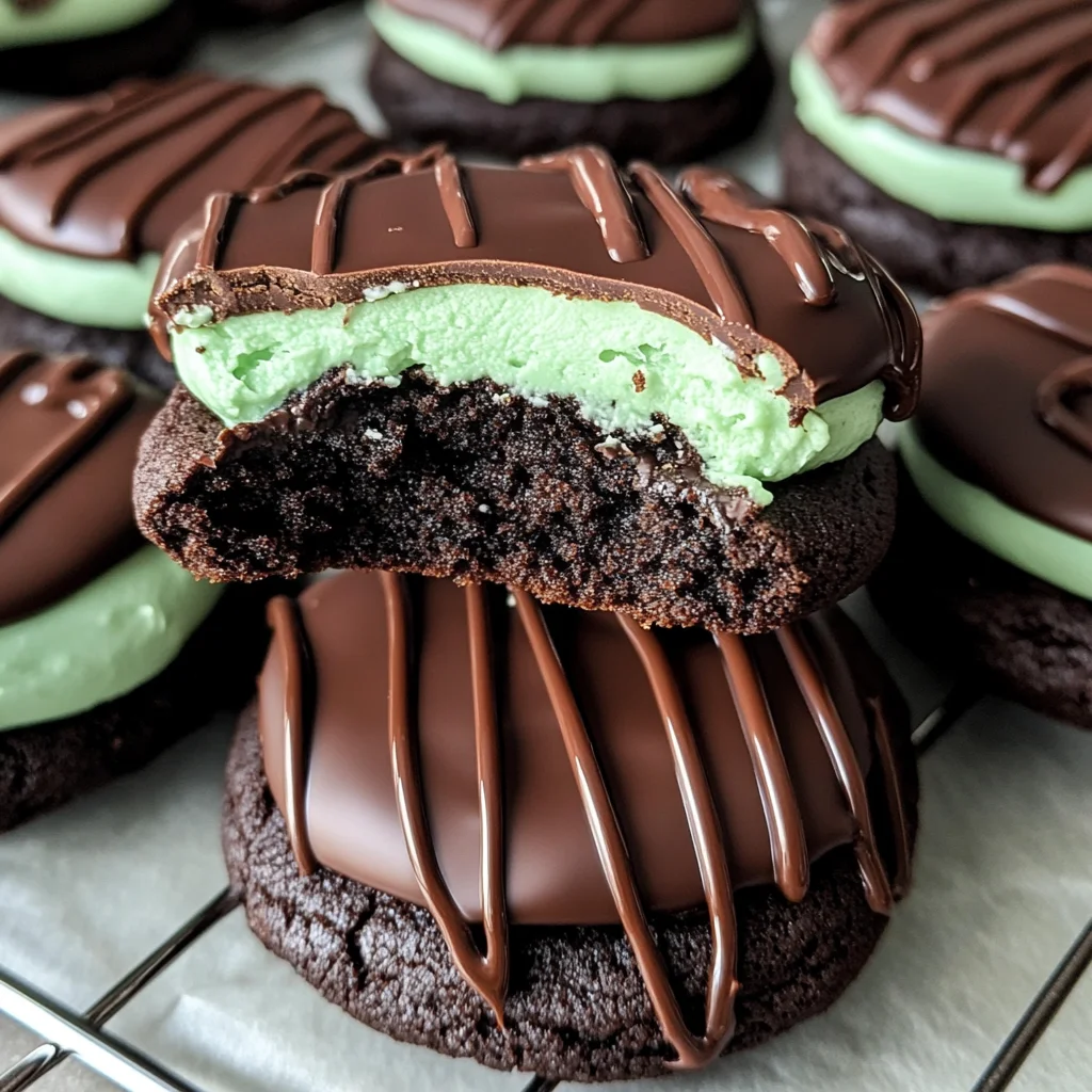 Chocolate Mint Cookies