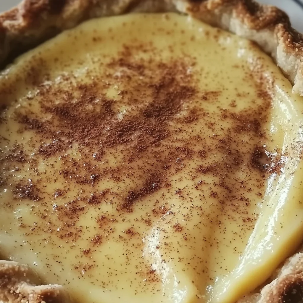Christmas Eve Cinnamon-Vanilla Custard Pie Recipe