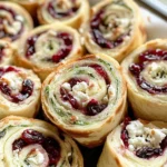 Cranberry and Feta Pinwheels