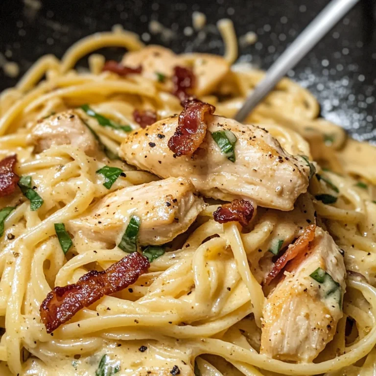 Creamy Chicken Carbonara Recipe