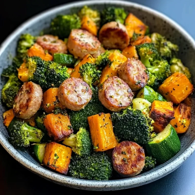 Create a Flavorful Sausage Veggie Skillet Bowl in Just 30 Minutes!