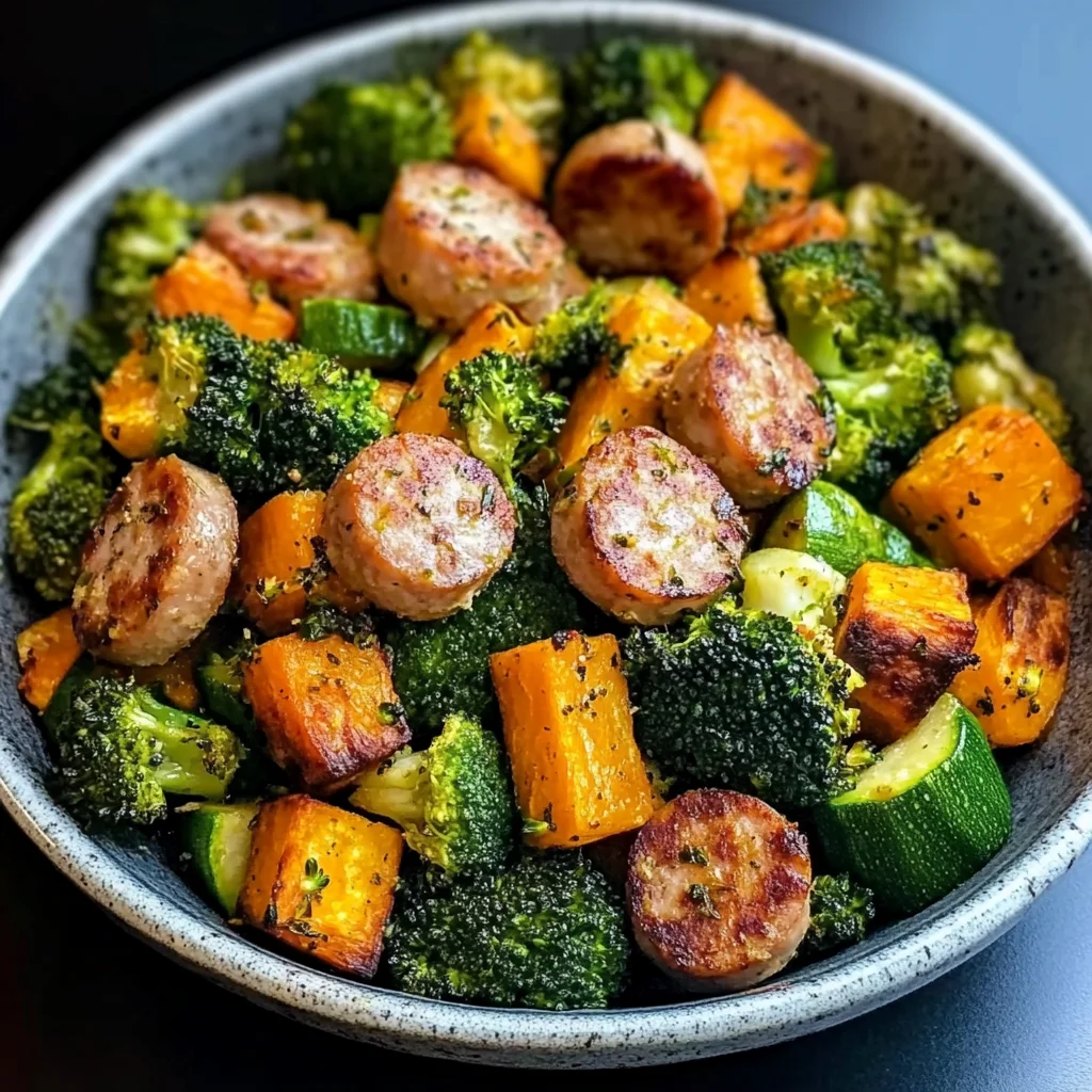 Create a Flavorful Sausage Veggie Skillet Bowl in Just 30 Minutes!