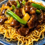 Crispy Cantonese Beef Chow Mein